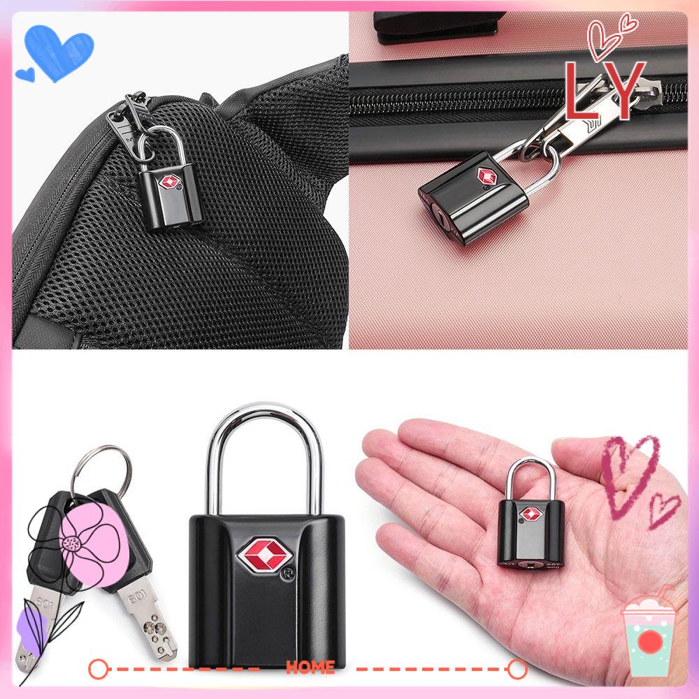 LYHOME Luggage Lock, with Key Locker TSA Customs Lock, Mini