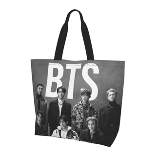 Stylish K-pop Taehyung Album Tote Bag, Large Capacity Casual