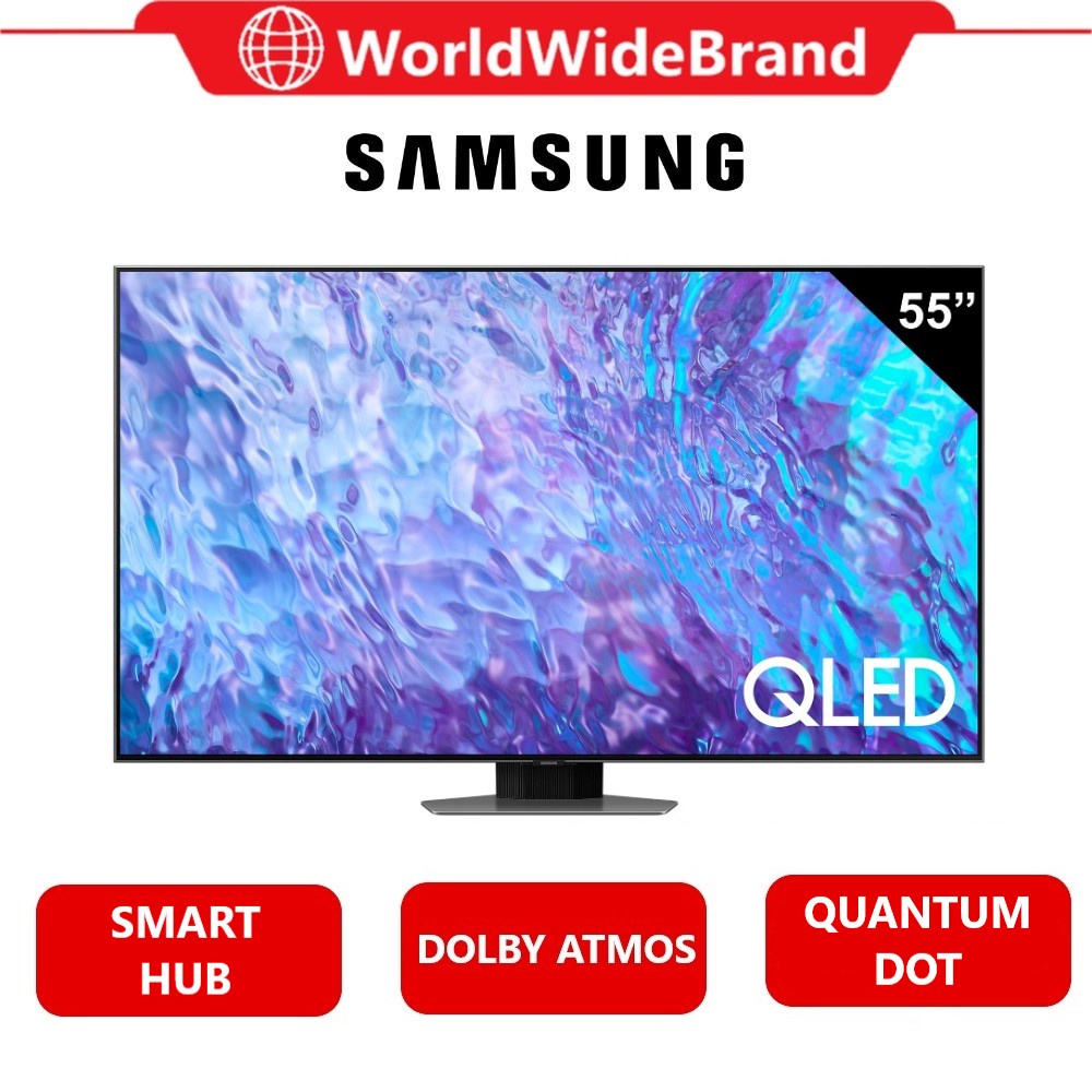 Samsung Q80C QLED 4K Smart TV 55" QA55Q80CAKXXM | Shopee Malaysia