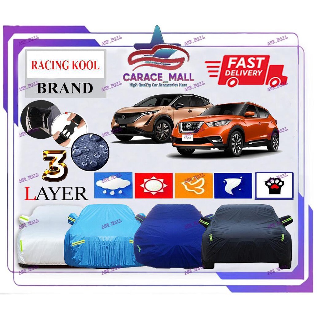 Nissan Ariya Kicks All Size Protection Car Cover Outdoor RACING KOOL