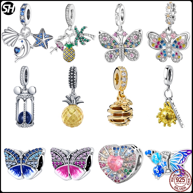 1 Sterlng Slver Moon and Star Charm - Small Hgh Qualty Pendant - Dangle Hgh Qualty