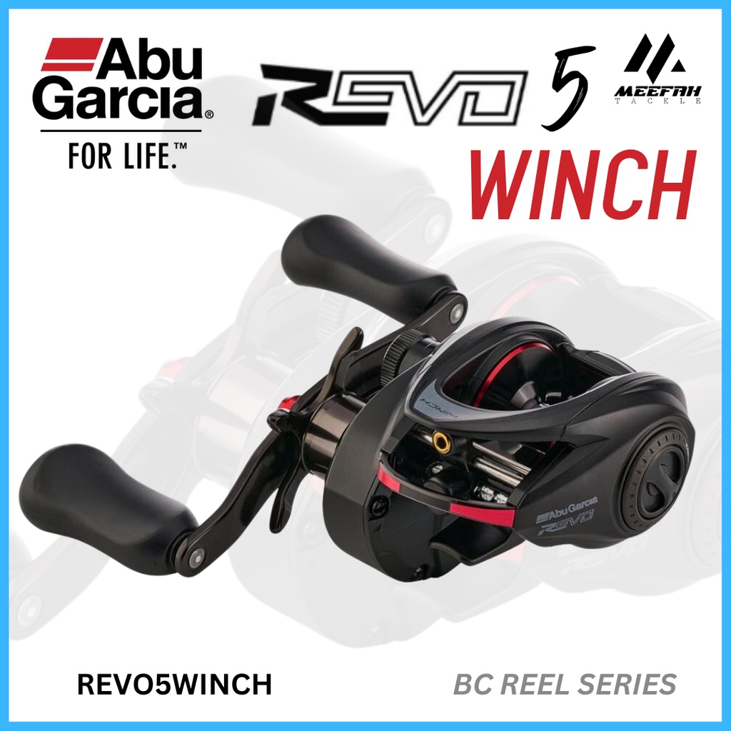 ABU GARCIA REVO 5 X WINCH 🔥FREE GIFT🔥 - Fishing Baitcasting Reel