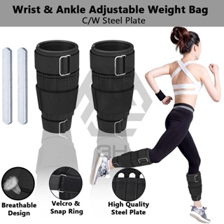 Ankle/Wrist Weights for Women, Men, Kids - Arm Leg Weights Set with  Adjustable Strap - Running, Jogging, Gymnastic, Physical Therapy, Fitness -  Choice