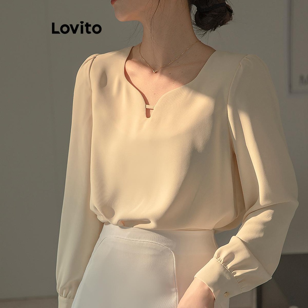 Lovito Sporty Plain Cut Out One Shoulder Sports Bras for Women