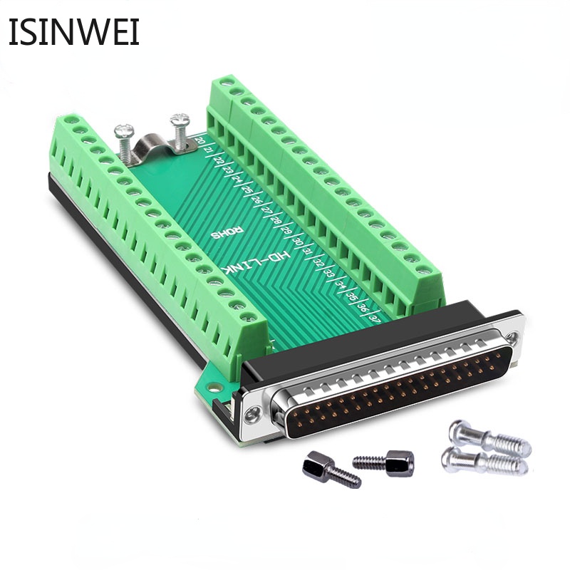 Db37 Femalemale Connector D Sub 37 Pin Port Terminal Breakout Connector Solder Free Adapter