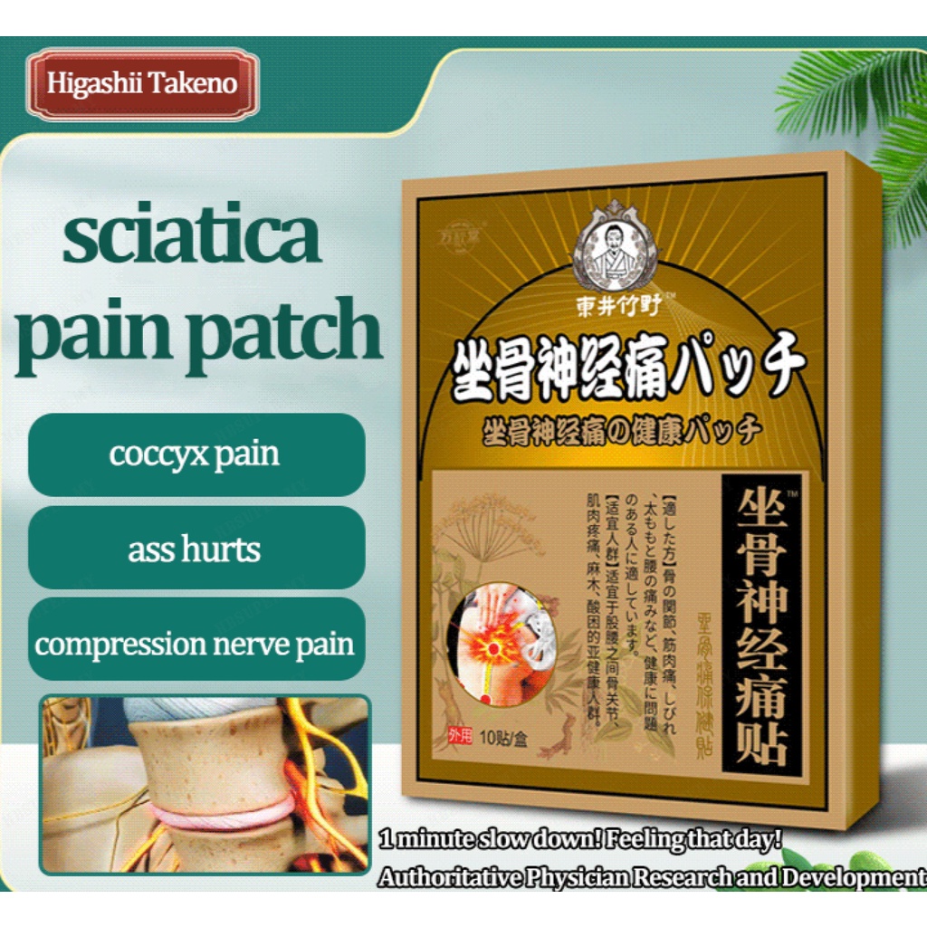 Sciatica Patch for Instant Pain Relief Perfect for Athletes and Outdoor