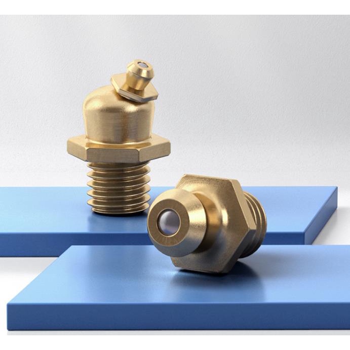 M4 M5 M6 M8 M10 M14 M16 Brass Grease Zerk Nipple Copper Oil Mouth