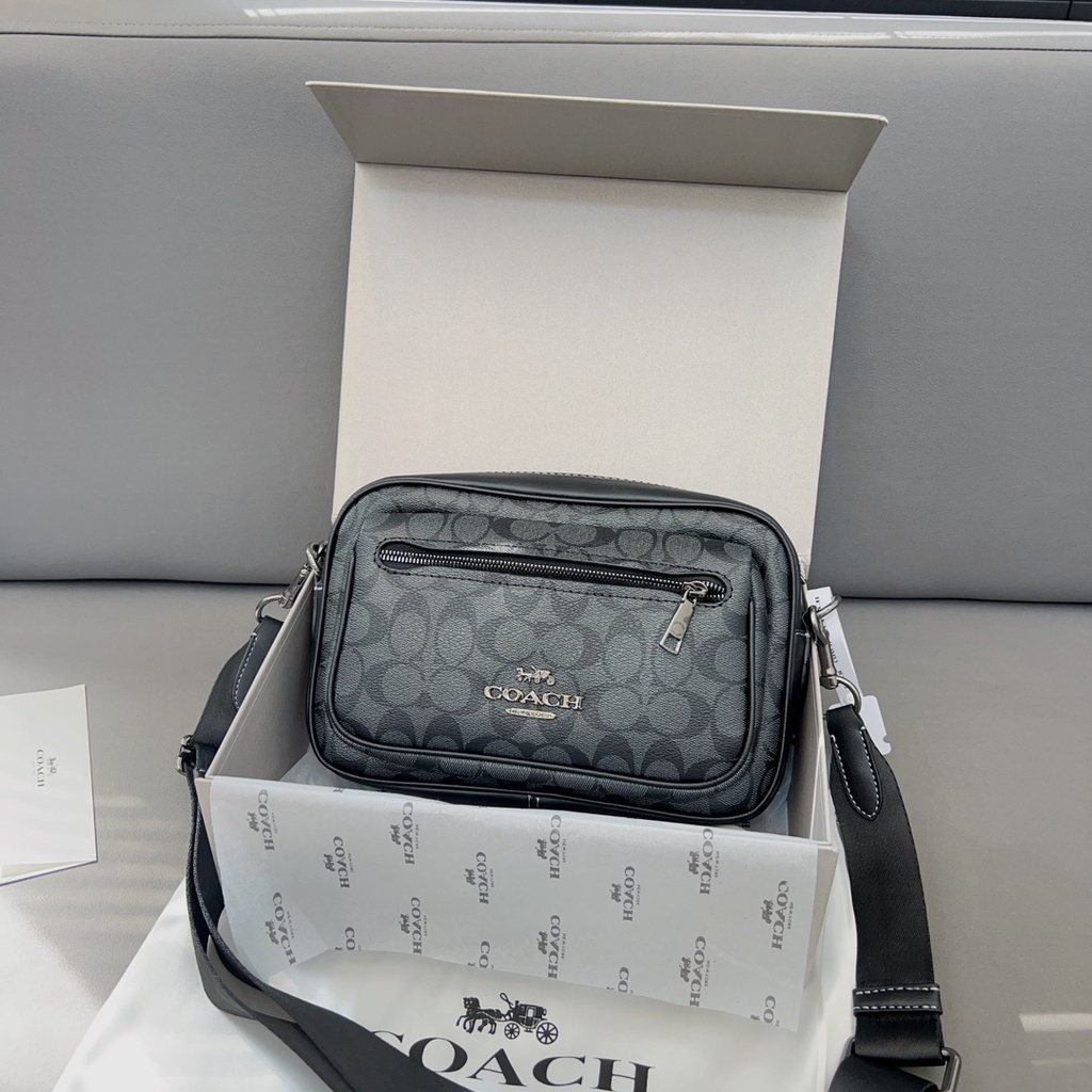 Business Coach Sling Bag Sports Messenger Bags Shoulder Bag Men Leather