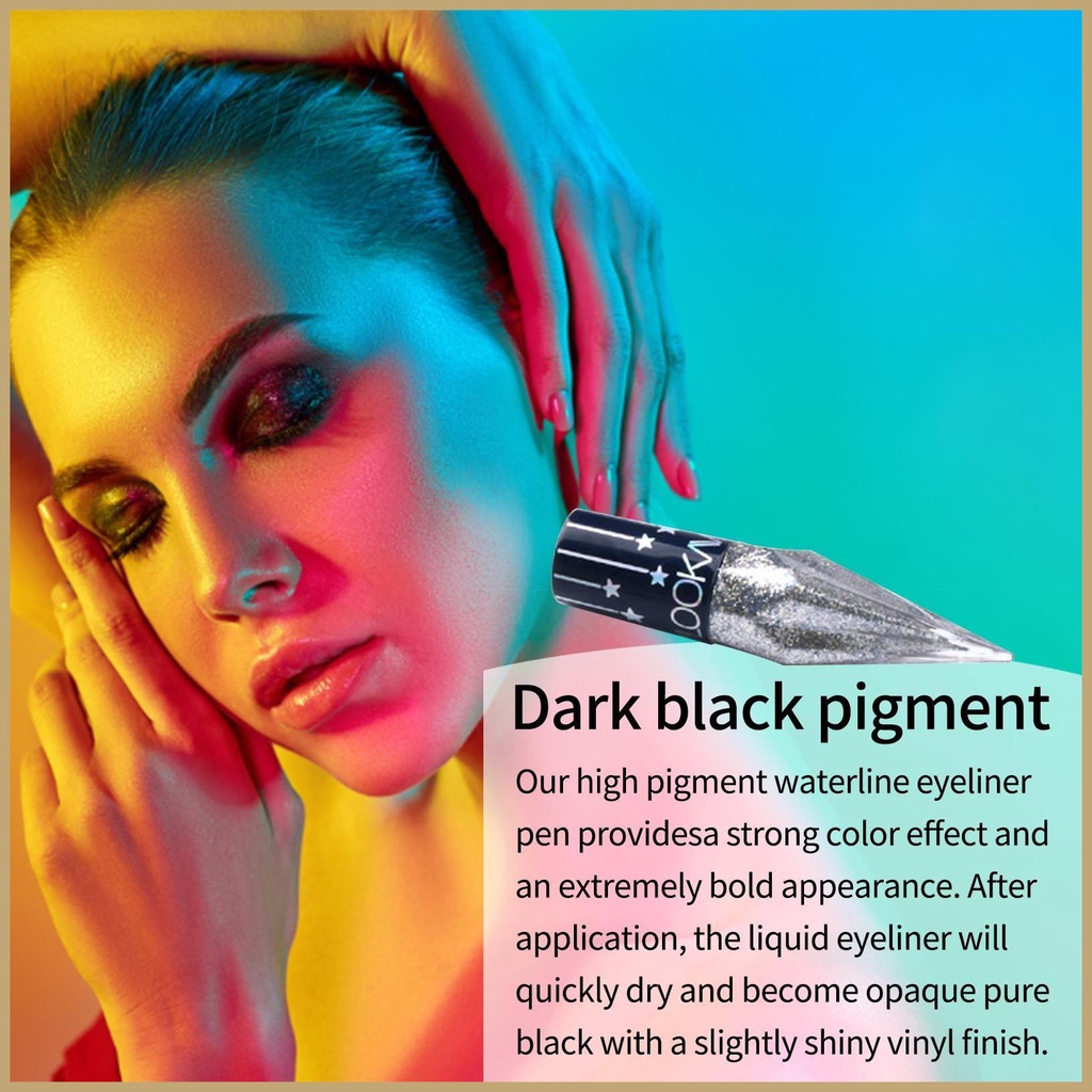 Eyeliner Pencil Liquid Glitter Eyeliner Colorful Long Lasting and