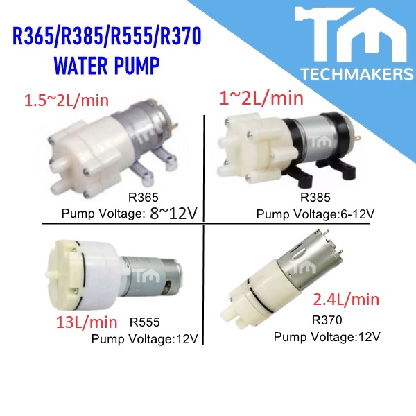 R385(612V)/R365(46V)/R555/370 Aquarium Water Pump Pneumatic Diaphragm