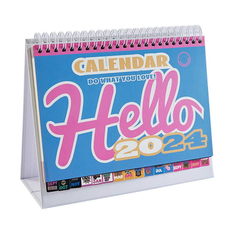 2024 Desk Standing Calendar 2024 Desktop Small Monthly Planner Table