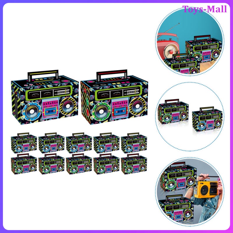 aesthetic kitchen 12 Pcs Radio 80s Theme Party Decorations Biscuit