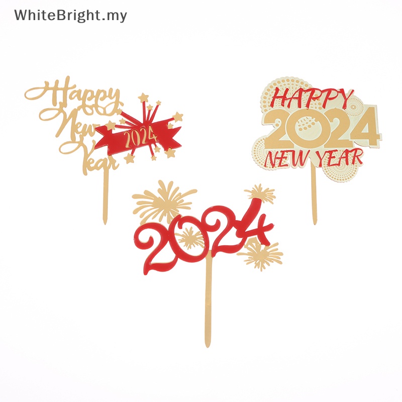 2024 CNY Decor Creative Acrylic Happy New Year 2024 Cake Topper   Sg 11134201 7rbky Lmk1rikxhnglf8