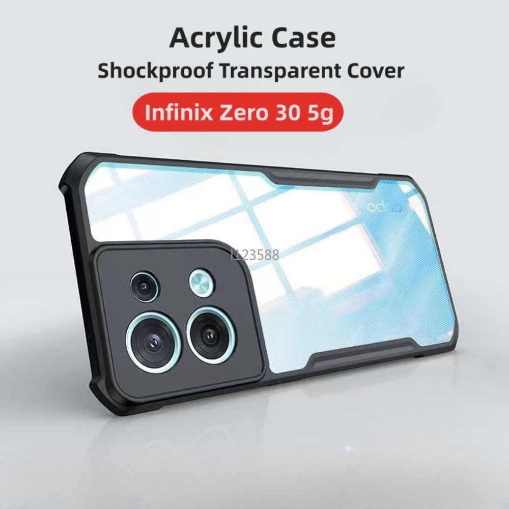 Casing For Infinix Zero 30 5G 4G 2023 Clear Shockproof Airbag Back ...