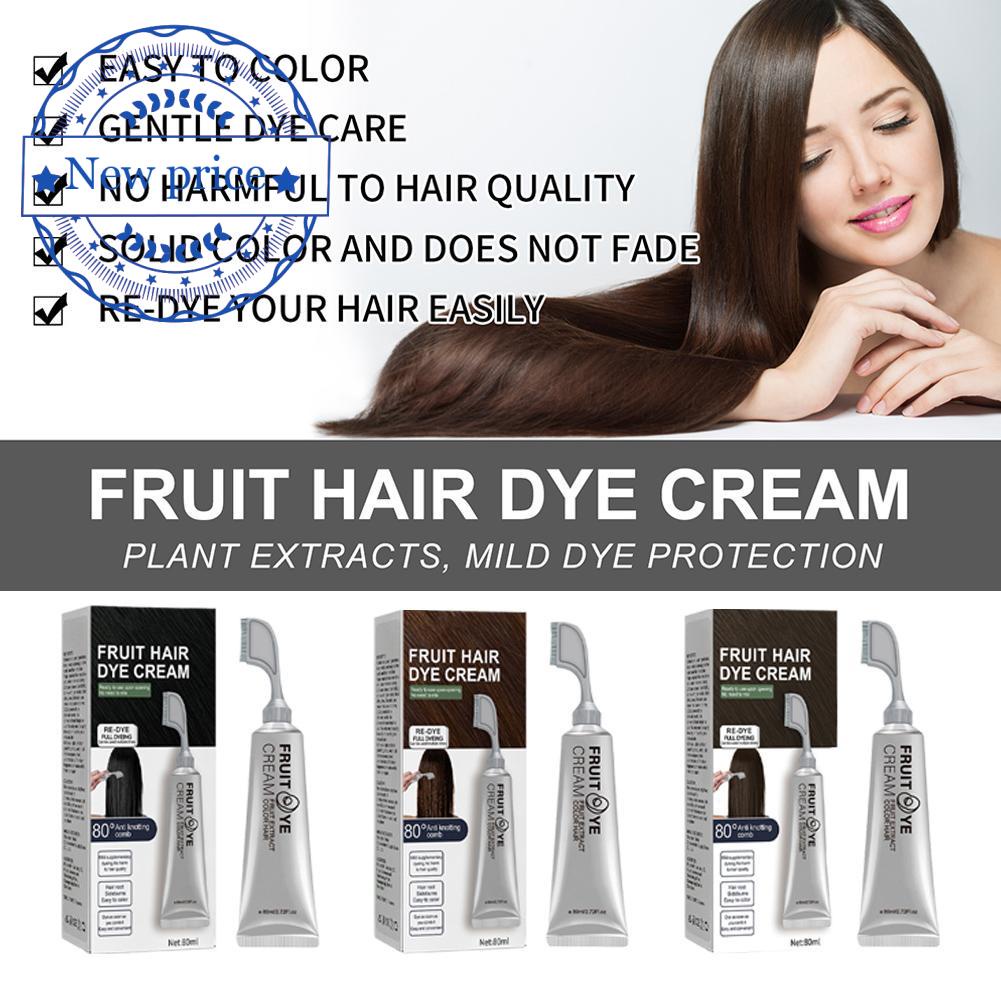 Fruit And Vegetable Hair Cream Is Easy To Color, Mild, Dye Cream Hair ...