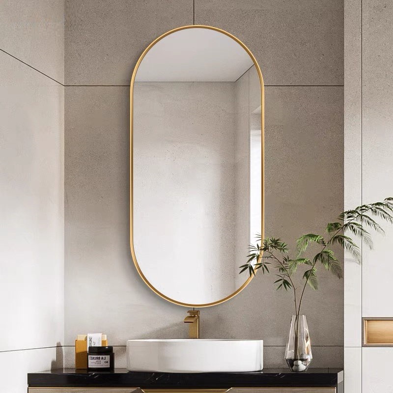 [Warranty] DEKO Oval Mirror Wall Mirror Vanity Mirror Bathroom Mirror ...