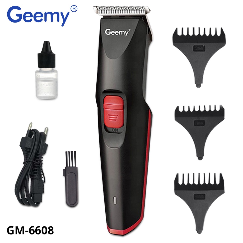 Geemy Gm-6608 Professional Electric Hair Clipper Cordless Rechargeable ...