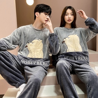 Women S Pants Autumn And Winter Funny Cute Couple Pajama With A