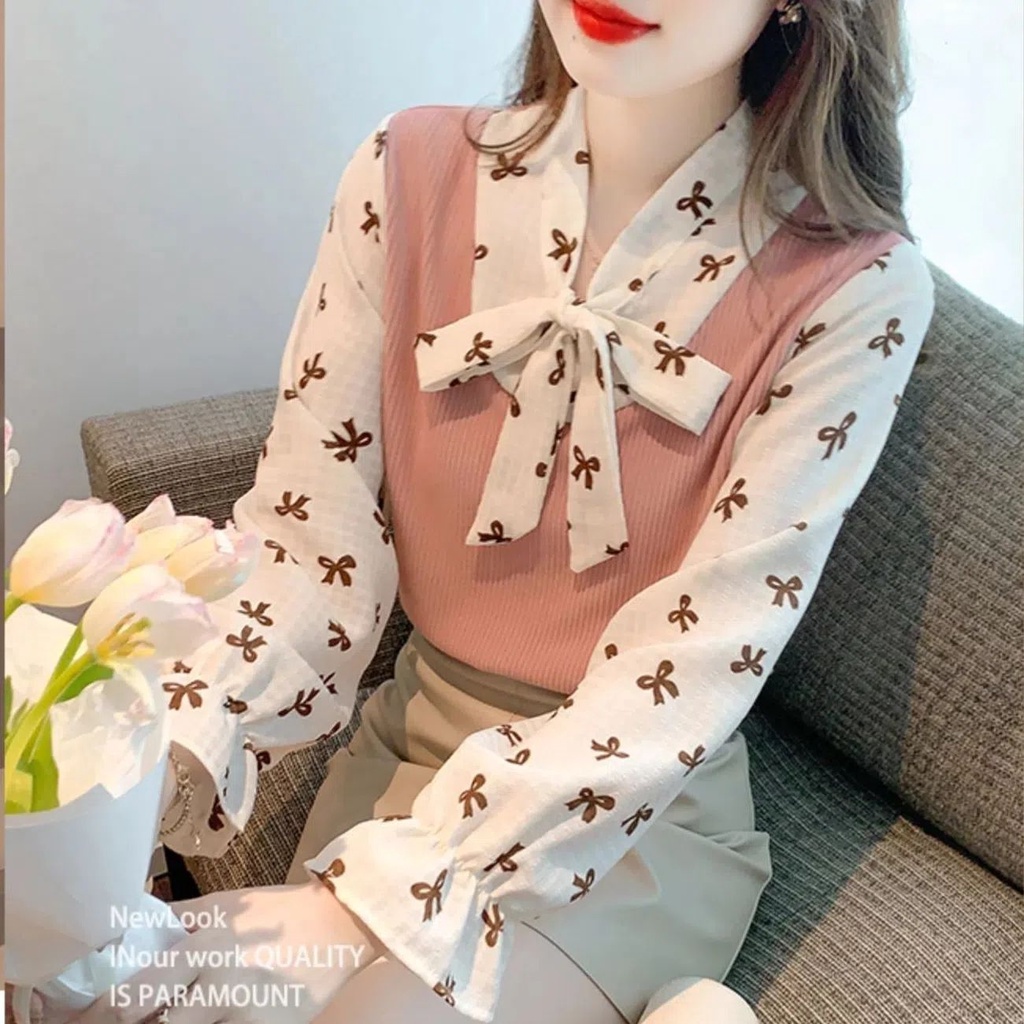 Korean blouse outlet fashion