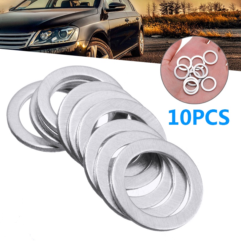 10x Kia Oil Pan Drain Plug Screw Gaskets Crush Washers 2151323001