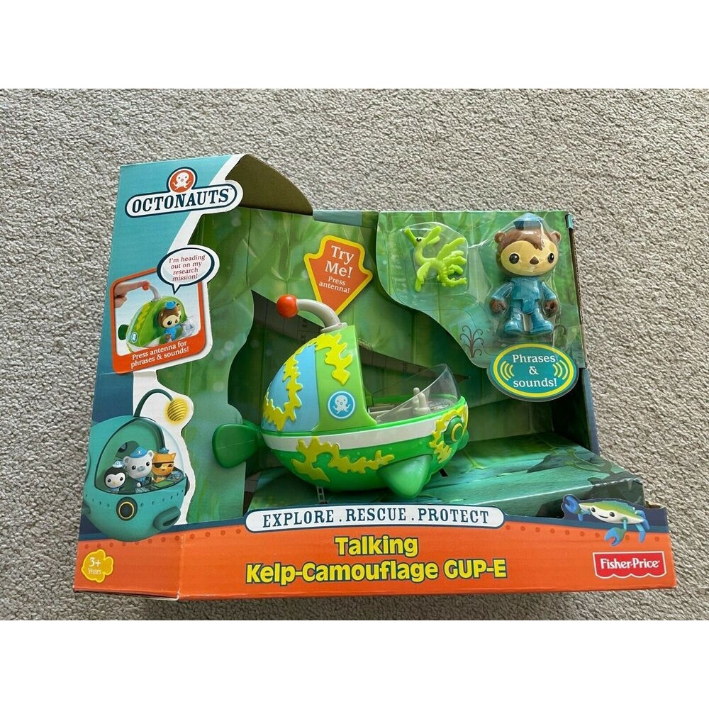 New Fisher Price Octonauts Talking Kelp Camouflage Gup-E Shellington ...