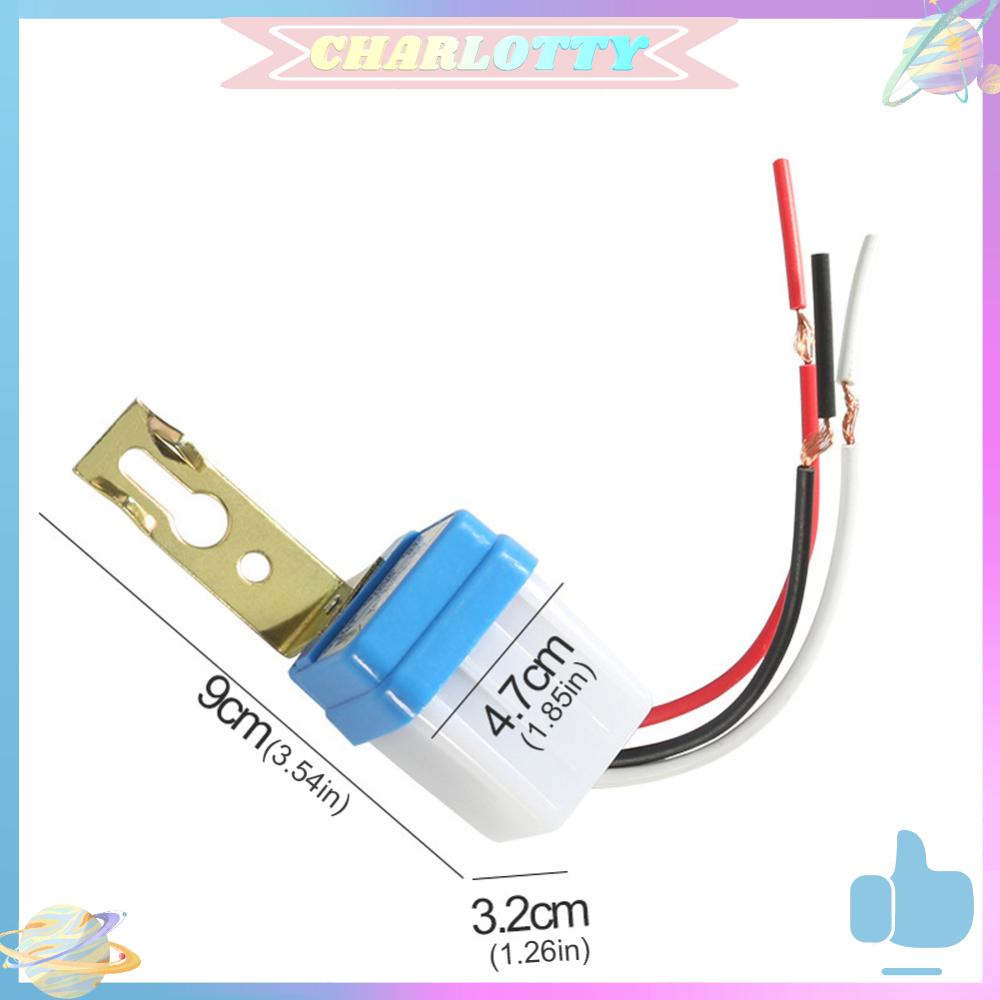 CHA Automatic Auto On Off Photocell Switch IPX6 Rainproof Street Lamp ...