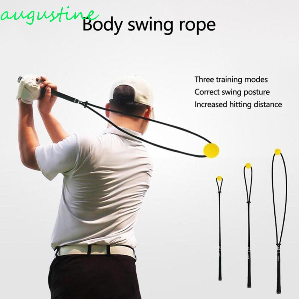 AUGUSTINE Golf Swing Practice Rope, 3 Modes Correct Body Posture Golf