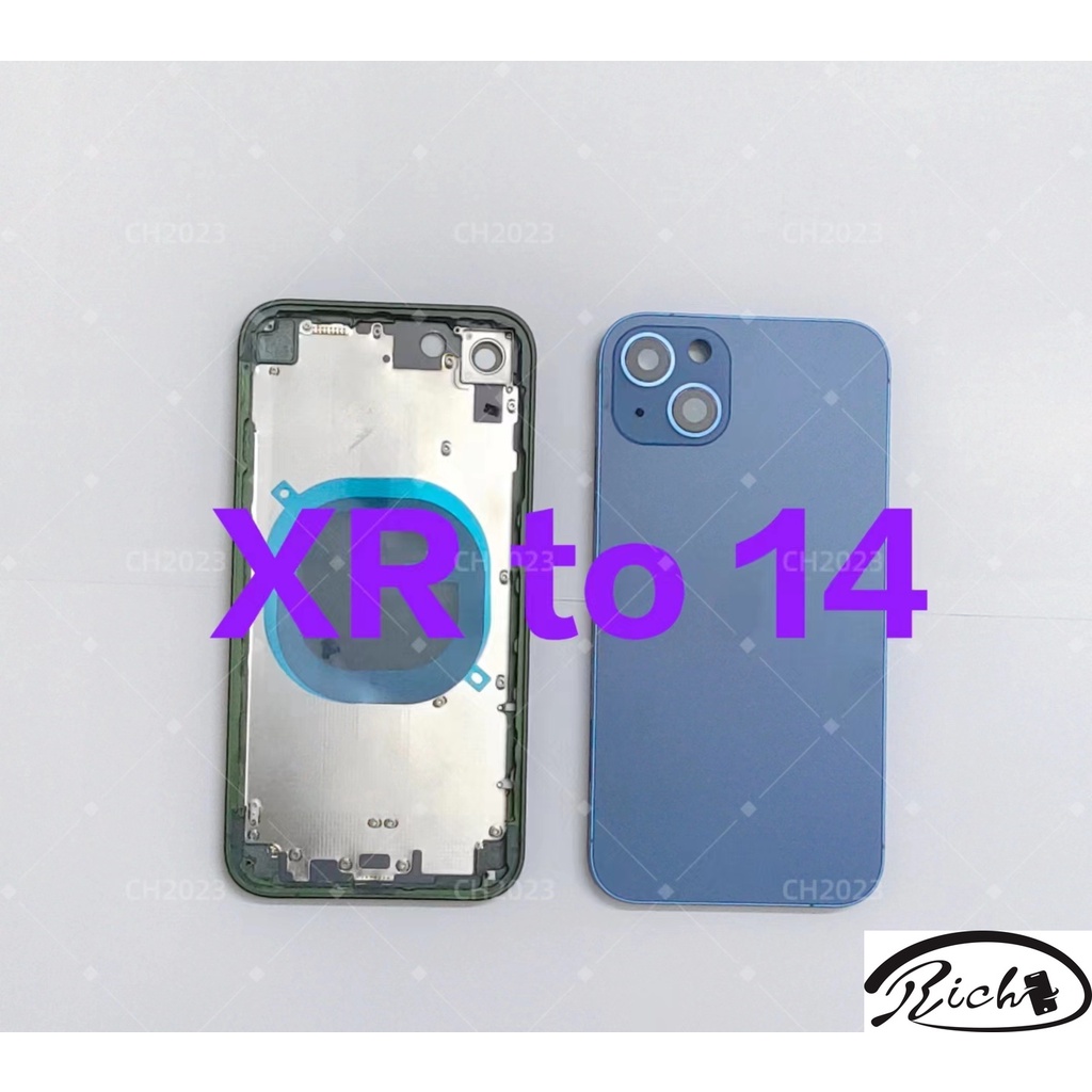 For iPhone XR ~ 14 rear battery midframe replacement, XR like 14 ...