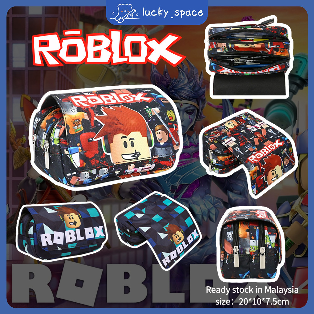 Roblox Pencil bags for children cartoon animation pencil case school  students games around boys and girls | Shopee Malaysia