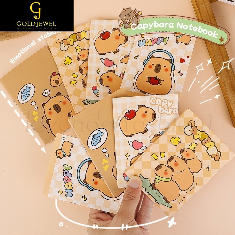 [MJ] Capybara A7 Notebook - School Office Supplies - Portable Cute ...