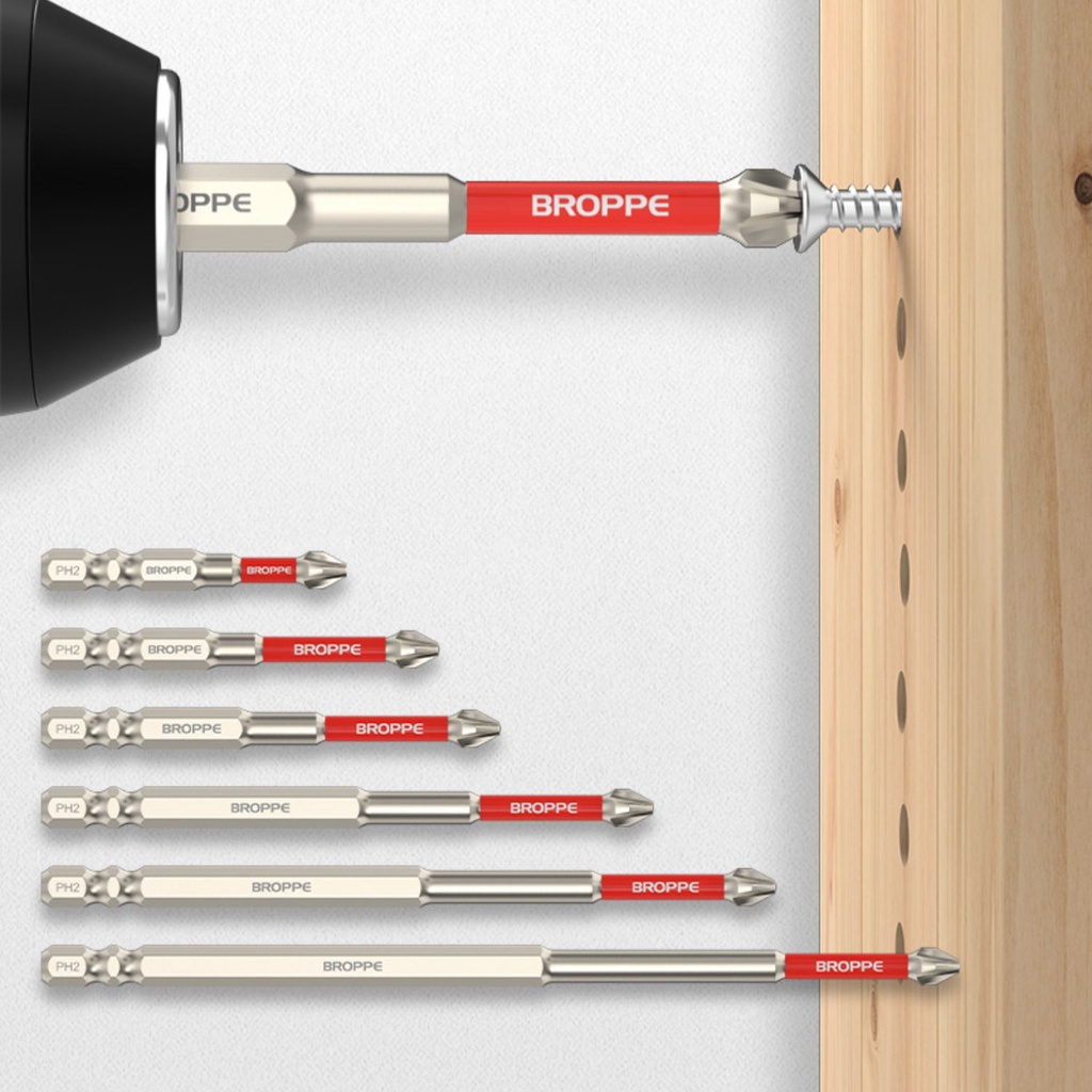 Impact Magnetic Phillips Screwdriver Bit PH2 2 Insert Bits Anti Slip Long Phillips Bit Set PH2 1 4 Inch Hex Shank S2 Steel Cross Impact Driver Bits for Power Drill Screw Driver Shopee Malaysia