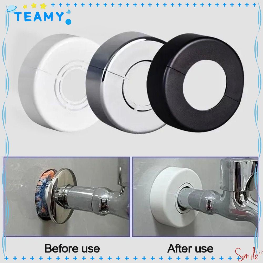 TEAMY Faucet Decorative Cover, ABS Wall Flange Shower Faucet Cover