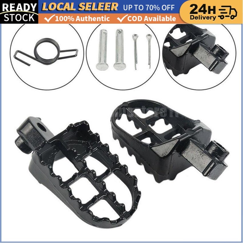Universal Footpeg Footrest Foot Pegs Motorcycle Aluminium Fit For HONDA