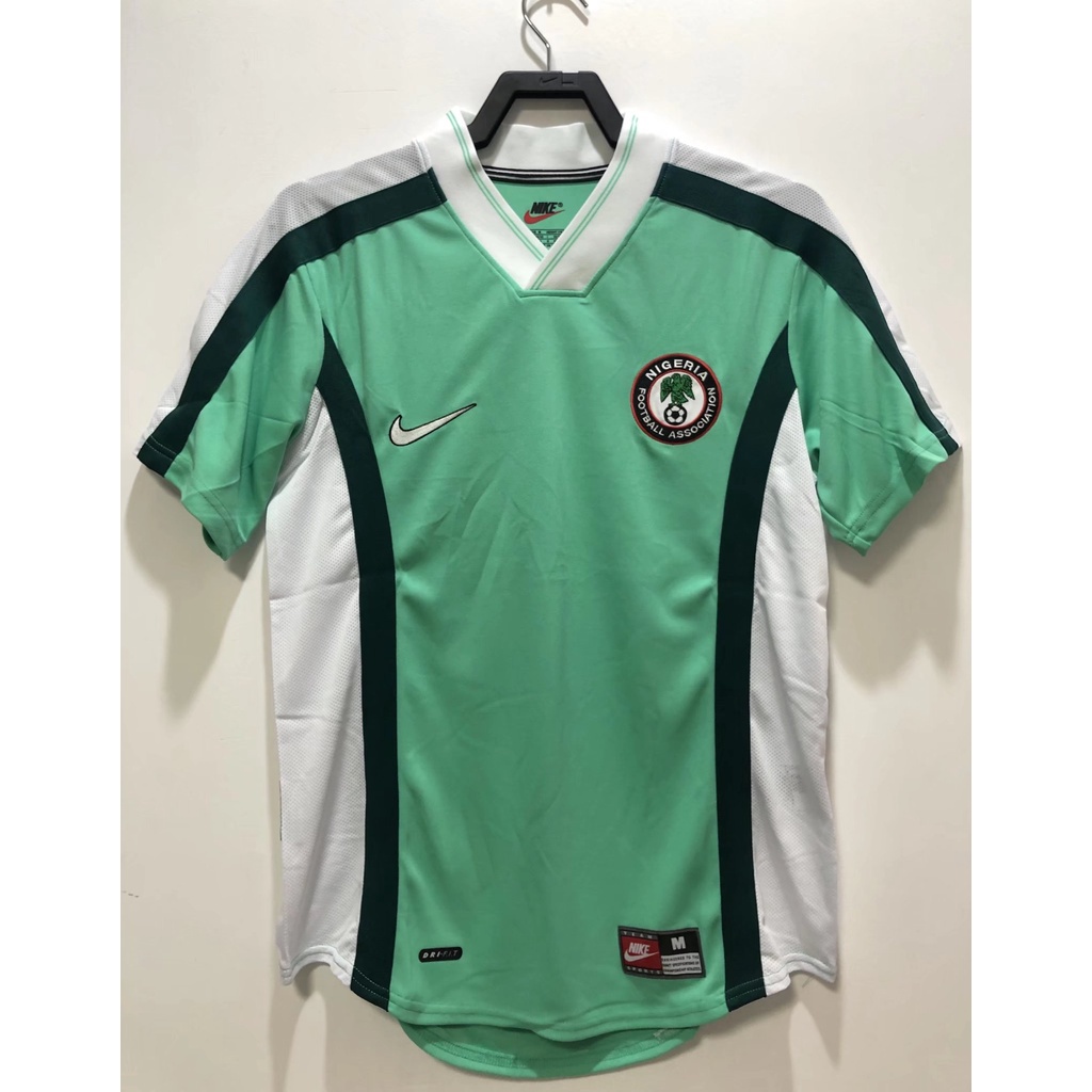 Retro Jersey Nigeria At The 1998 World Cup Sports Football Uniform ...