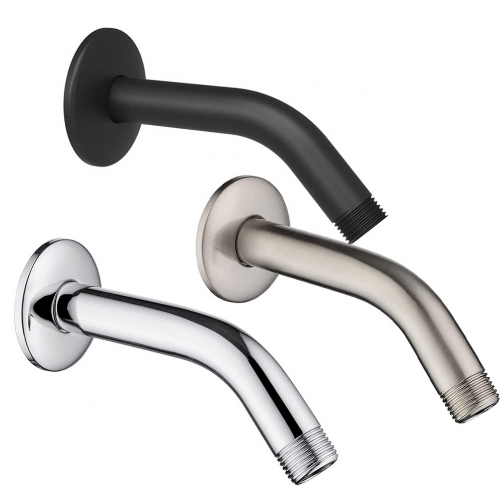 Optimal Water Pressure 6 Inch Stainless Steel Wall Mounted Shower Arm