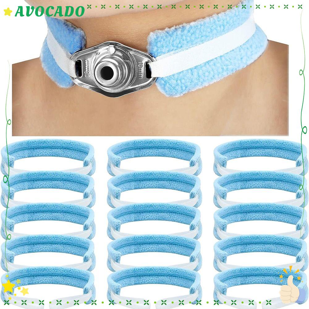 AVOCADD Tracheostomy Tube Holder, Care Kits Reusable Foam Trach Tie