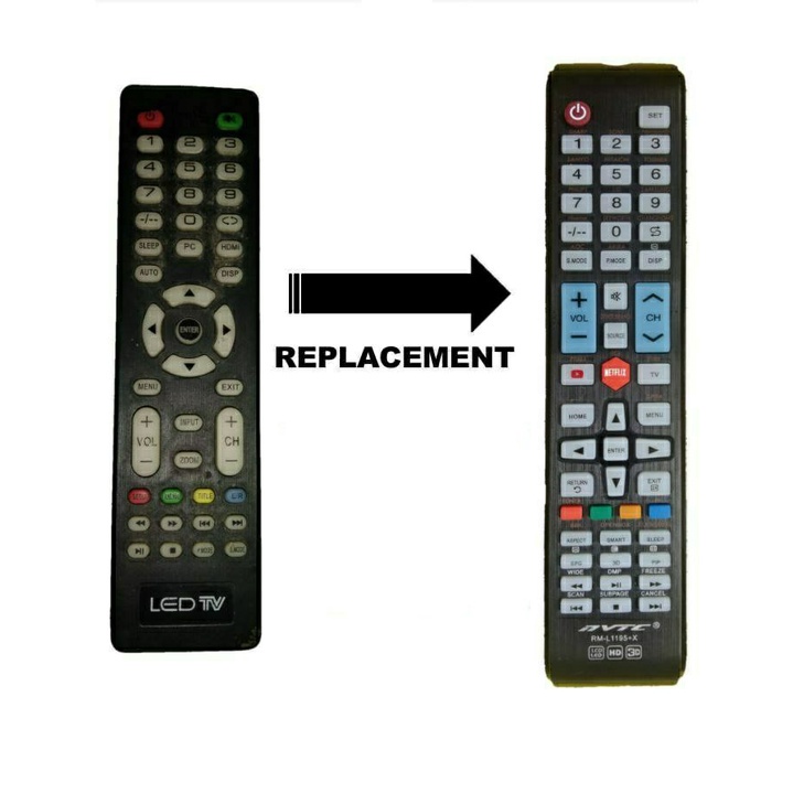 COBY AND STAR COBY LED TV REPLACEMENT REMOTE CONTROLLER | Shopee Malaysia