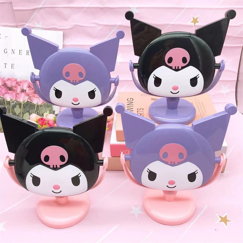 Cute Sanrio Kuromi Mirror Desktop Dressing Mirror Cartoon Anime Kuromi ...