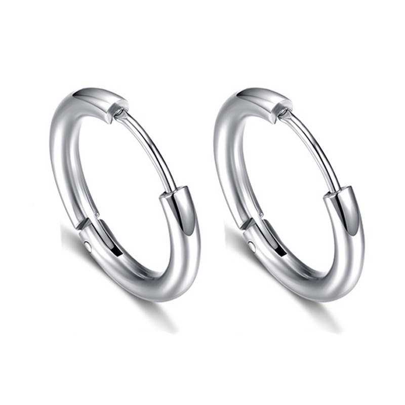 Titanium Steel NonAllergic Jewelry AllMatch Unique Round Wire