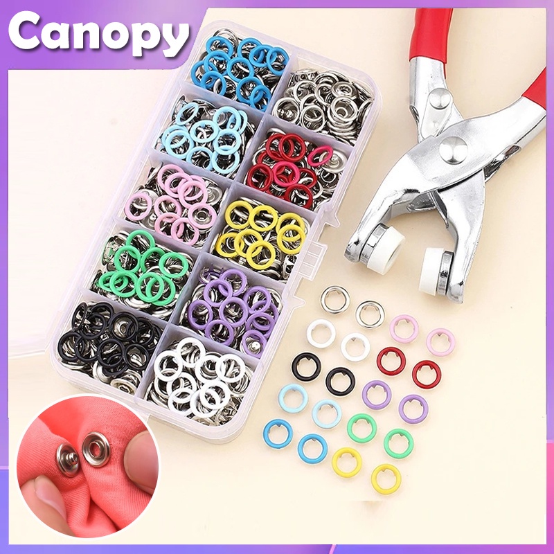 Color Sewing Buttons Metal FiveClaw Buckle Set Shoe Clothes Bag Belt