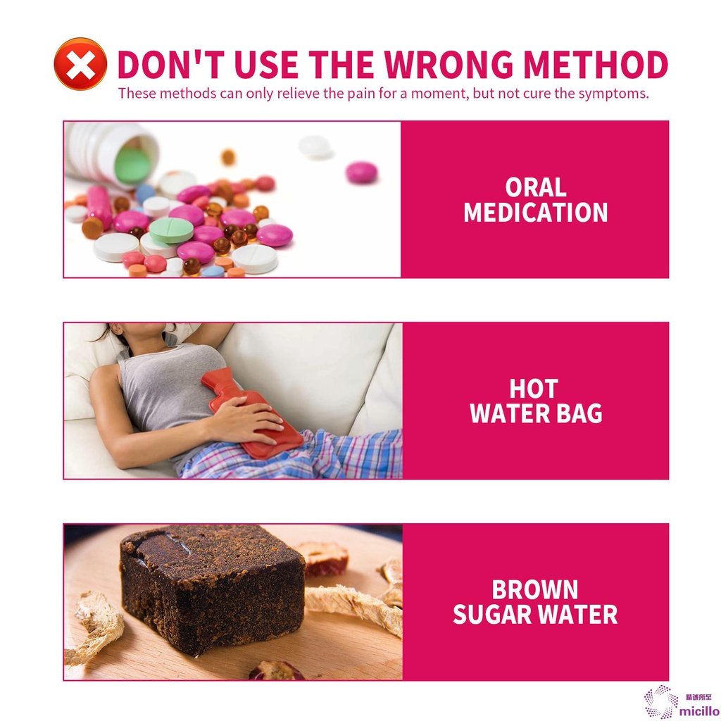 Original Medicated Pain Relief Patches Period Pain and Cramps Relief