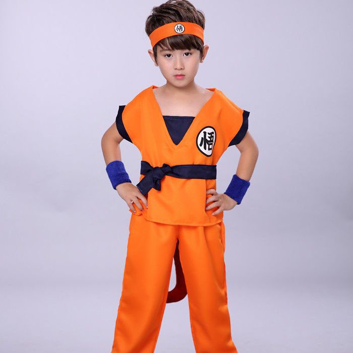 Halloween Dress Up Dragon Ball Z suit Goku Cosplay clothing jacket
