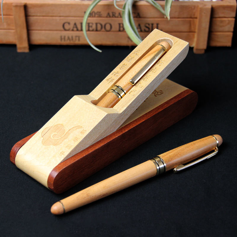 Shopee Official Mahogany Wenchang Pen Gel Pen Private Custom Lettering ...