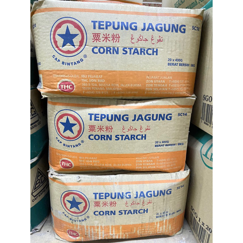 TEPUNG JAGUNG CAP BINTANG CORN STARCH 400G HALAL MURAH | Shopee Malaysia