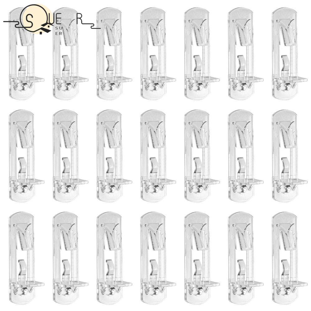 SUEREN 30 Pack Shelf Support Peg, 18*5mm Plastic Locking Shelf Pins