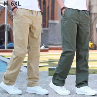 SIZE 28-38】seluar Slack Lelaki Cotton Slim Fit Straight Cut Slack Pants Men  British Style Fashion All-match Large Size Long Casual Pants Seluar Panjang  Lelaki