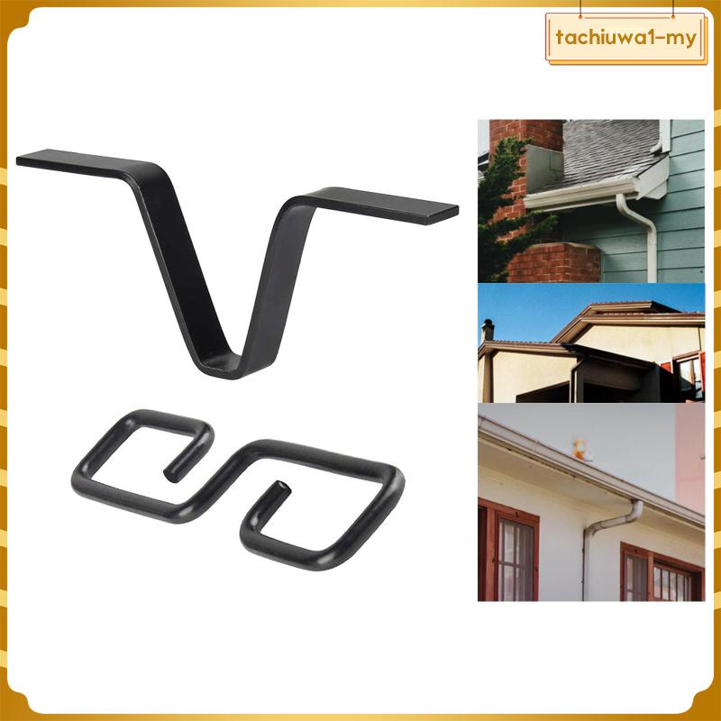 [TachiuwadcMY] Rain Chain Gutter Adapter Hook Iron Rustproof Rain Chain ...