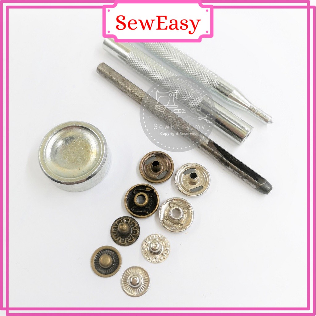 Alat #633 Installation Tools & 12mm Snap Buttons | Shopee Malaysia