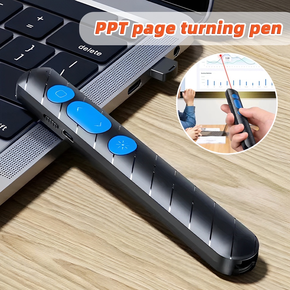Wireless PPT Presenter Pointer Remote for Laptop PC Presentation