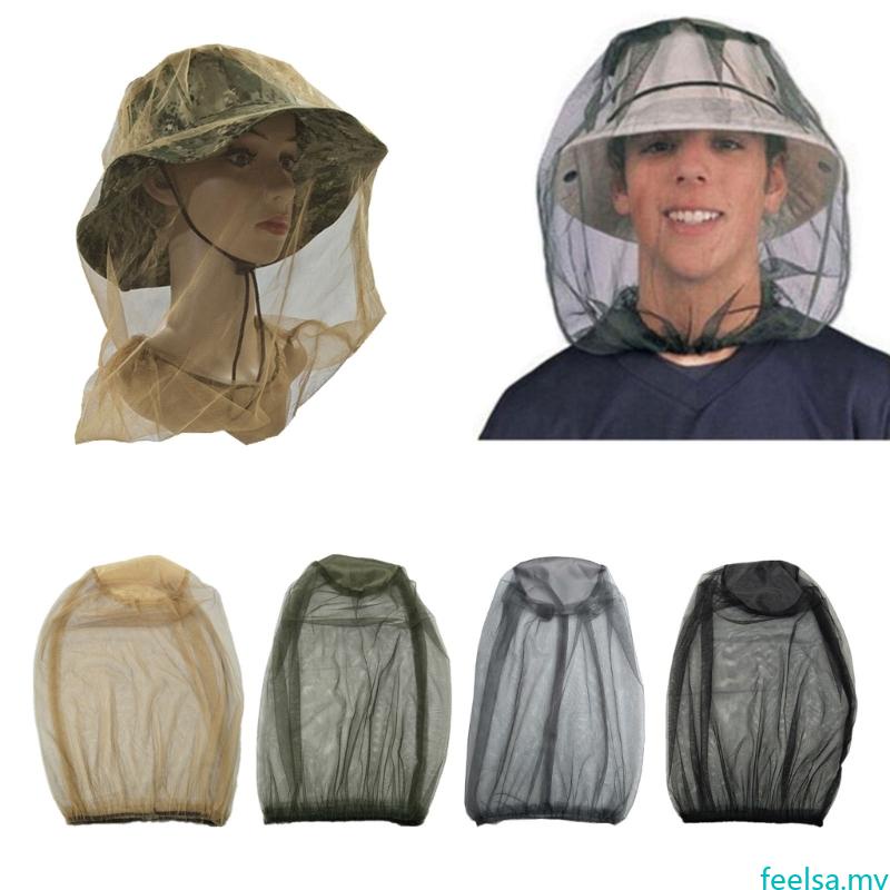 Best Mosquitoes Hat Net Outdoor Fishing Cap Face Neck Fly Netting Hoods